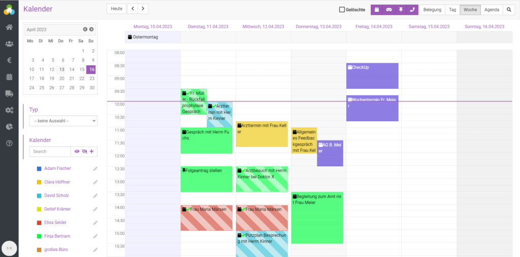 Terminkalender in somedo inkl. Terminen