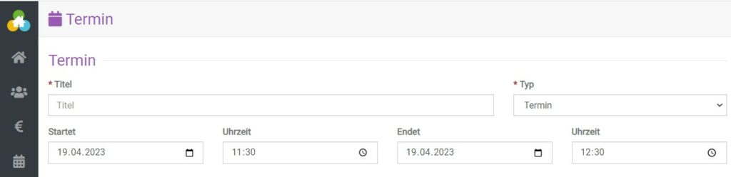 Ein Termin in BEWO-Online