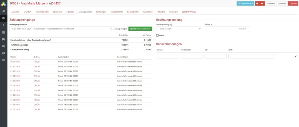 BEWO-Online_Zahlungsverkehr_Beträge_AVIS_Gesamtübersicht