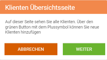 Guided Tour Klient anlegen in BEWO-Online