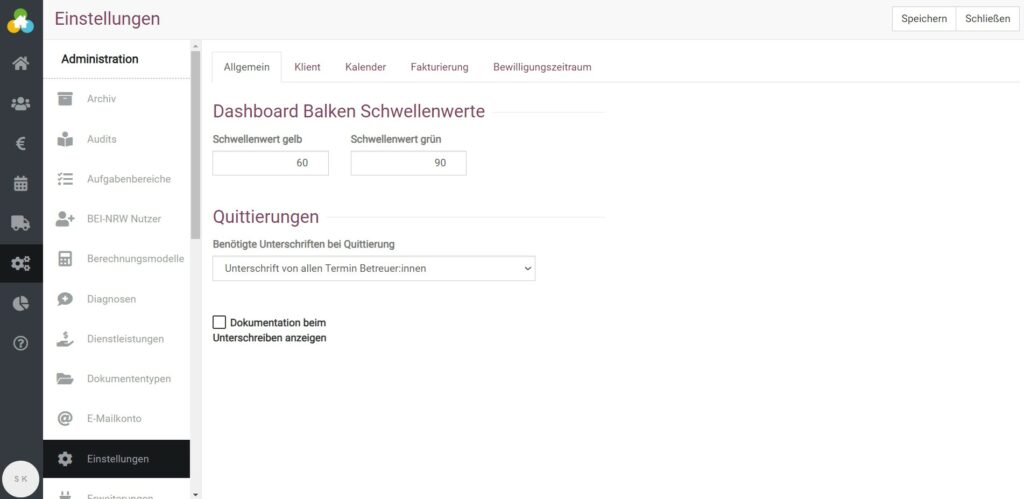 BEWO-Online_Dokumentation_verbergen_Einstellung